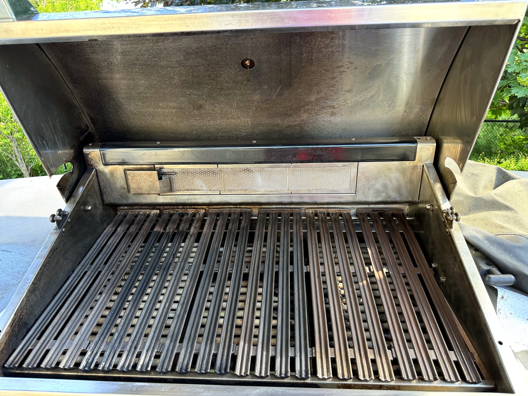 Built-In DCS Grill Restoration — after cleaning